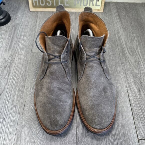 Allen Edmonds Men\'s Grey Suede Chandler Chukka Boots Size 11 D 5823 main image 6